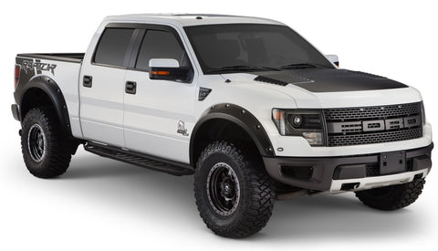 Bushwacker 10-14 Ford F-150 SVT Raptor Pocket Style Flares 4pc - Black - 20938-02