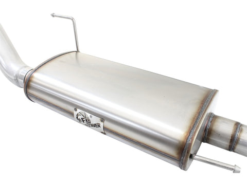 aFe MACHForce XP SS Exhaust 3in to 3.5in Cat-Back w/ Polished Tip 15 Ford F-150 EcoBoost V6 2.7/3.5L - 49-43068-P