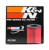 K&N Pro Series Oil FIlter 1.188in ID x 2.125in OD x 2.688in H for 99-01 Cadillac Catera - PS-7001