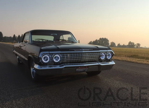 Oracle Pre-Installed Lights 5.75 IN. Sealed Beam - White Halo - 6904-001
