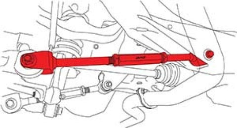 SPC Performance 00-09 Subaru Outback Rear Adjustable Toe Arm - 67666