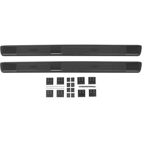 Westin Premier 6 in Oval Side Bar - Mild Steel 75 in - Black - 22-6025