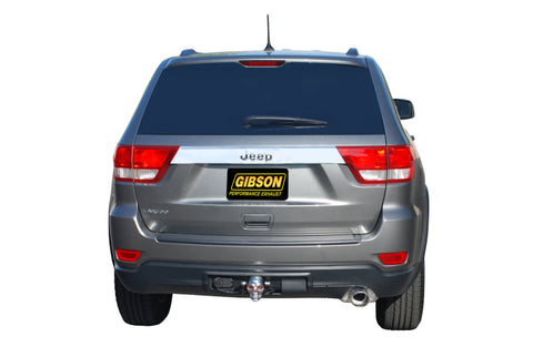 Gibson 11-12 Jeep Grand Cherokee Laredo 3.6L 2.5in Axle-Back Single Exhaust - Stainless - 617408