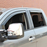 Westin 2016-2018 Nissan Titan XD/Titan In-Channel Wind Deflector 4pc - Smoke - 72-69483