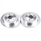 Power Stop 07-17 Jeep Wrangler Rear Evolution Drilled & Slotted Rotors - Pair - AR8382XPR
