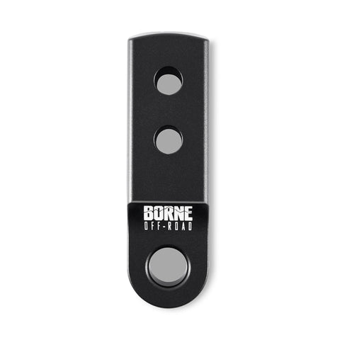 Borne Off-Road CNC Hitch Receiver Shackle 2in Black - BNHR-2-BK