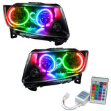Oracle 11-13 Jeep Grand Cherokee SMD HL (Non-HID) - Chrome - w/ Simple Controller - 7070-504