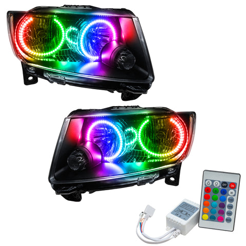 Oracle 11-13 Jeep Grand Cherokee SMD HL (Non-HID) - Chrome - w/ Simple Controller - 7070-504