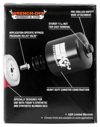 K&N Kawasaki 2.688in OD x 2.781in H Oil Filter - KN-128