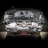 Stainless Works 20-21 Chevrolet Corvette C8 6.2L Redline Cat-Back Exhaust w/ Matte Black Tips - C8CBR-B