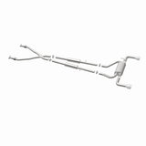 MagnaFlow 14 Infiniti Q50 V6 3.7L Cat-Back Polished Stainless Tips Dual Split Rear Exit Exhaust - 15310
