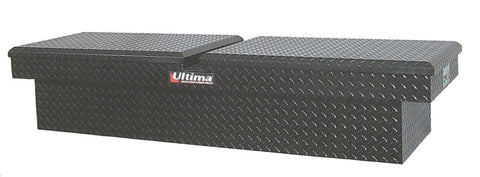 Lund 67-99 Chevy CK Ultima Dual Lid Gull Wing Crossover Tool Box - Black - 79150