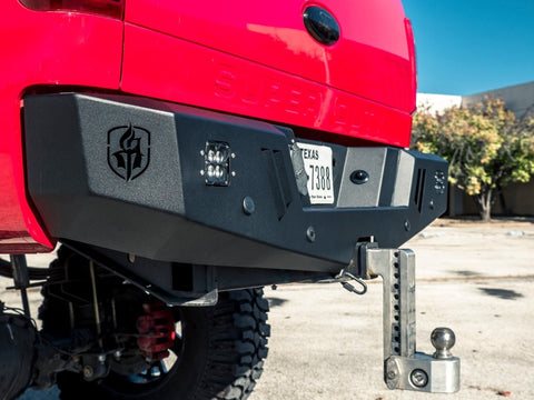 Road Armor 11-16 Ford F-250 SPARTAN Rear Bumper - Tex Blk - 6112XR0B