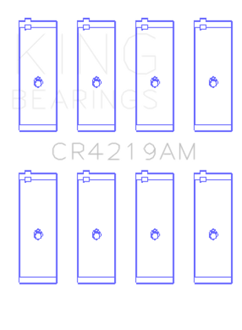 King Toyota 1RZ (Size 0.25) Connecting Rod Bearing Set - CR4219AM0.25