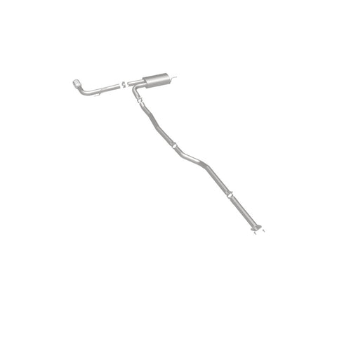 MagnaFlow Cat Back, SS, 2.5in, Street, Single Straight Pass. Polished 4in Tip, 2015 Ford Fusion 2.5L - 19096