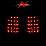 ANZO 1999-2007 Chevrolet Silverado 1500 LED Taillights Red/Clear - 311010