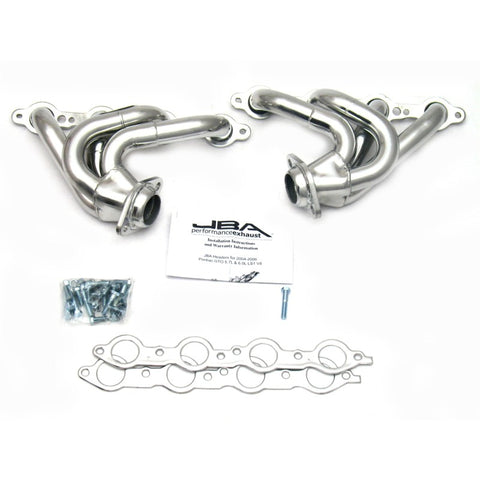 JBA 04-06 Pontiac GTO 5.7/6.0L LS 1-5/8in Primary Silver Ctd Cat4Ward Header - 1809SJS
