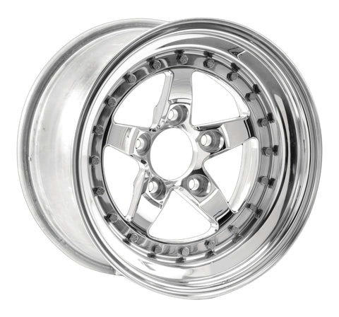 Weld Weldstar 15x10 / 5x4.5 BP / 6.5in. BS Polished Wheel - Non-Beadlock - 791P-510212