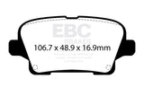 EBC 18-20 Buick Regal Sportback 3.6L Ultimax Rear Brake Pads - UD2189