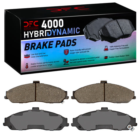 DFC 97-13 Pontiac GTO Front 4000 Hybridynamic Brake Pads - 4000-0731-00