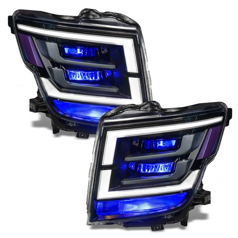 Oracle 21-22 Nissan Titan Demon Eye RGB Headlight Upgrade Kit - ColorSHIFT w/o Controller - 1464-334