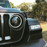 Oracle Oculus Bi-LED Projector Headlights for Jeep JL/Gladiator JT - Matte Blk - 5500K - 5839-504