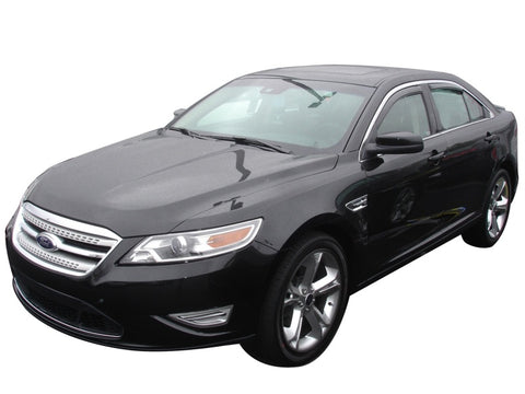 AVS 10-18 Ford Taurus Ventvisor In-Channel Front & Rear Window Deflectors 4pc - Smoke - 194194