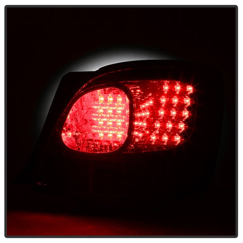 Spyder Lexus GS 300/400 98-05 LED Tail Lights Red Clear ALT-YD-LGS98-LED-RC - 5005731