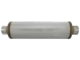 aFe MACH Force-Xp 409 SS Muffler 3-1/2in ID Center/Center x 7in Dia x 24in L - Round Body - 49M00024