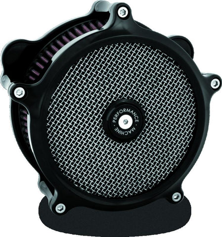 Performance Machine Air Cleaner - Black Ano - 0206-2150-B