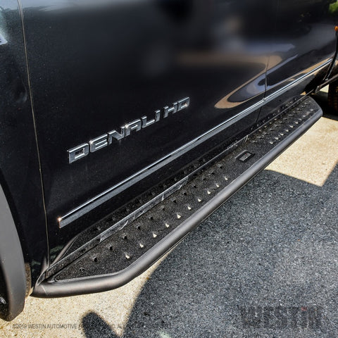 Westin 14-18 Chevrolet/GMC Silverado/Sierra 1500 CrewCab 15-19 2500/3500CrewCab Outlaw Nerf Step Bar - 58-53725