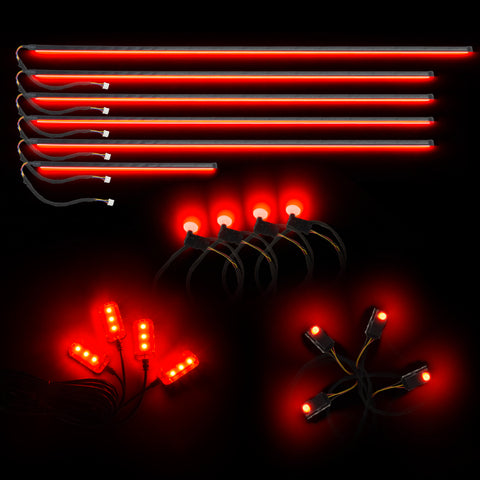 Oracle Lighting Dynamic Colorshift 18 Piece Universal Full LED Interior Dash Board Kit - 4240-332