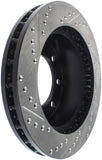 StopTech 00-05 Ford Excursion 4WD / 99-04 F250/F350 Pickup Front Slotted & Drilled Left Rotor - 127.65086L