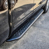 Westin 14-18 Chevrolet/GMC Silv/Seirra 1500 Double Cab Outlaw Nerf Step Bars - Textured Black - 58-53715