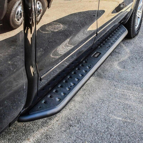 Westin 14-18 Chevrolet/GMC Silv/Seirra 1500 Double Cab Outlaw Nerf Step Bars - Textured Black - 58-53715