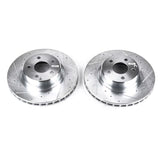 Power Stop 03-06 Mercedes-Benz CL500 Front Evolution Drilled & Slotted Rotors - Pair - EBR860XPR