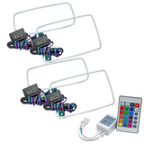 Oracle Ford F250 08-10 Halo Kit - ColorSHIFT w/ Simple Controller - 2249-504