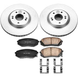 Power Stop 15-16 Hyundai Sonata Front Z17 Evolution Geomet Coated Brake Kit - CRK7083