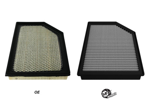 aFe MagnumFLOW Pro DRY S OE Replacement Filter 22-23 Jeep Grand Wagoneer V8-6.4L - 30-10414D