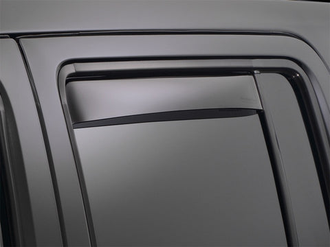 WeatherTech 14-19 Mazda Mazda3 Rear Side Window Deflectors - Dark Smoke - 81755