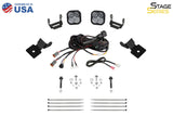 Diode Dynamics 14-18 Polaris RZR XP Stage Series SS3 A-Pillar Pod Kit - Sport White Combo - DD7846