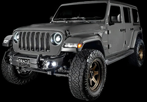 Oracle Jeep Wrangler JL Smoked Lens LED Front Sidemarkers - 5853-504