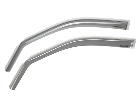 WeatherTech 1997-2006 Jeep Wrangler Front Side Window Deflectors - Dark Smoke - 80061