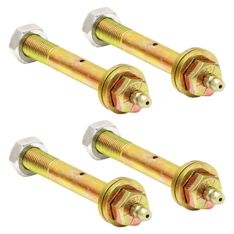 RockJock Greaseable Bolt w/ Hardware 7/16in Thread x 3-1/4in Long (4-pack) - CE-91127-BDL-4P