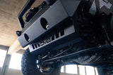 DV8 Offroad 18-23 Jeep Wrangler JL/JT Front Bumper Sway-Bar Disconnect Motor Skid Plate - SPJL-02
