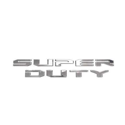 Putco 2023 Ford Super Duty Tailgate Letter Ford Lettering Emblems (Stainless Steel) - 55561FD