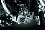 Kuryakyn Oil Cooler Cover 11-16 Touring Chrome - 7784