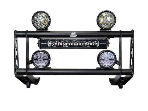 aFe 2024+ Toyota Land Cruiser (J250) L4 2.4L Terra Guard Bull Bar w/ RIGID Lights - 79-27021L