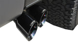 Corsa 11-14 Ford F-150 Raptor 6.2L V8 145in Wheelbase Black Xtreme Cat-Back Exhaust - 14760BLK