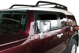 AVS 07-14 Toyota FJ Cruiser Ventvisor Outside Mount Window Deflectors 2pc - Smoke - 92735
